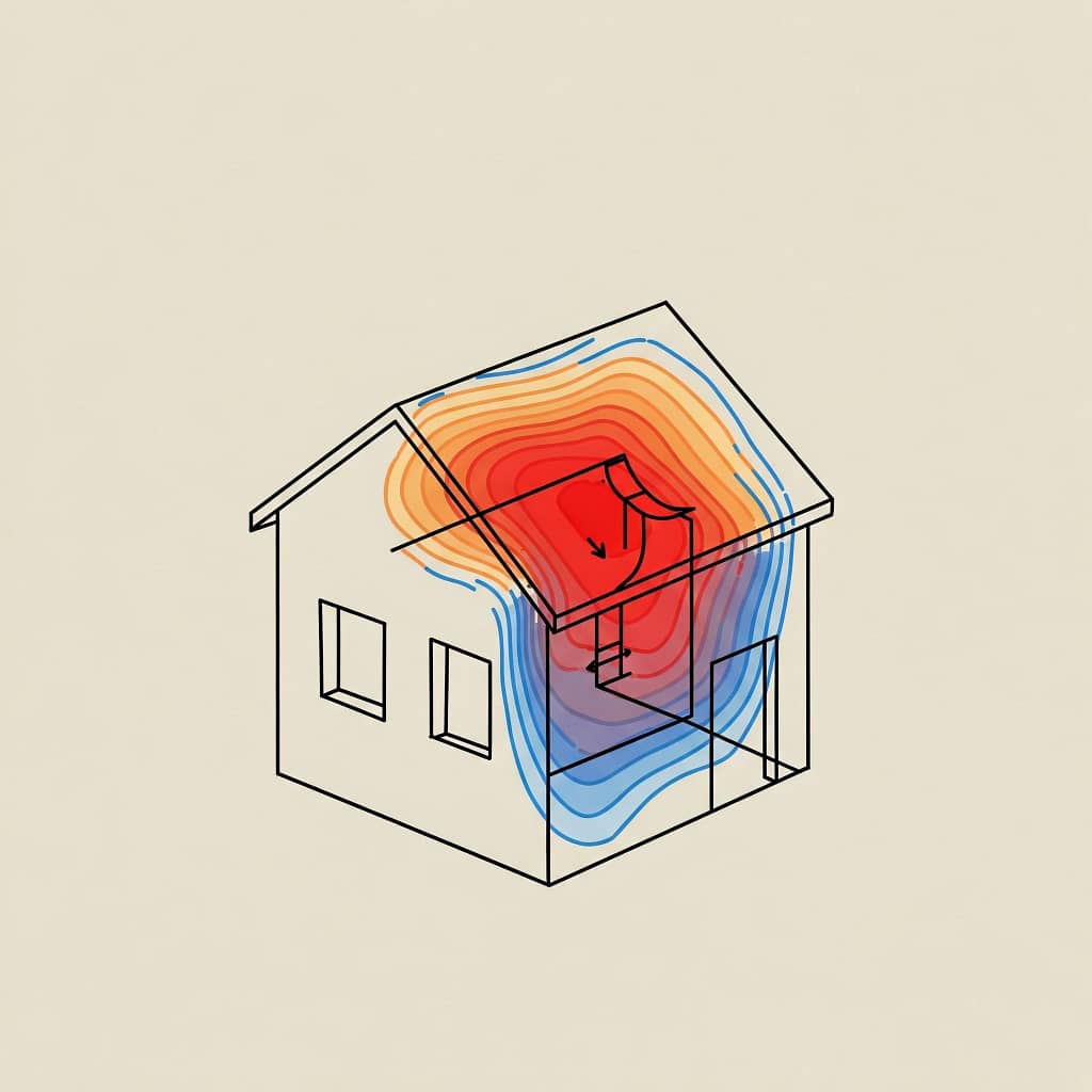 Picture showing Heat Load in a simple way